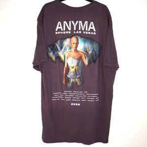 Anyma Mens 3XL EDM Rave DJ Sphere Last Vegas Concert 2025 T-Shirt NEW C1173